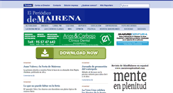 Desktop Screenshot of elperiodicodemairena.com